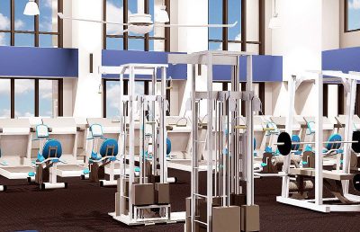 GE Capital, Chicago, Fitness Center Weight Room